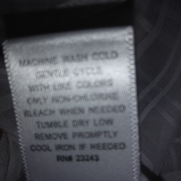 NY&Co. M Window Payne White Sheer Boyfriend Top - Picture 2 of 7